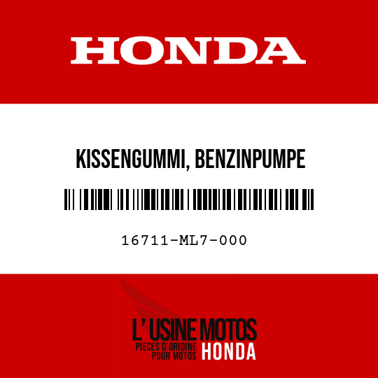 image de 16711-ML7-000 KISSENGUMMI, BENZINPUMPE
