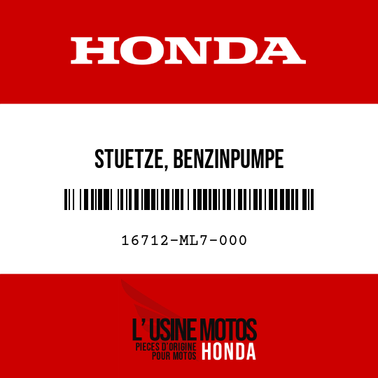 image de 16712-ML7-000 STUETZE, BENZINPUMPE