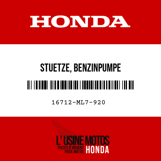 image de 16712-ML7-920 STUETZE, BENZINPUMPE