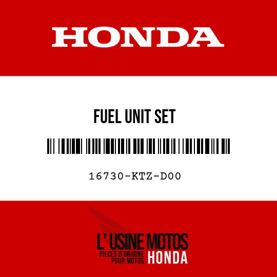 image de 16730-KTZ-D00 FUEL UNIT SET