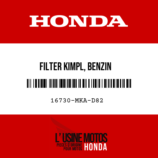 image de 16730-MKA-D82 FILTER KIMPL, BENZIN