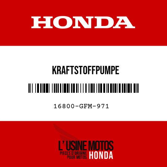 image de 16800-GFM-971 KRAFTSTOFFPUMPE