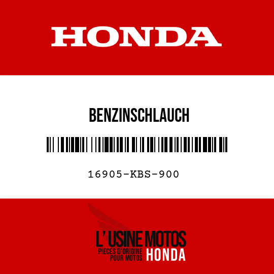 image de 16905-KBS-900 BENZINSCHLAUCH