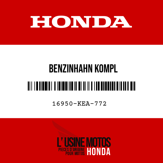 image de 16950-KEA-772 BENZINHAHN KOMPL