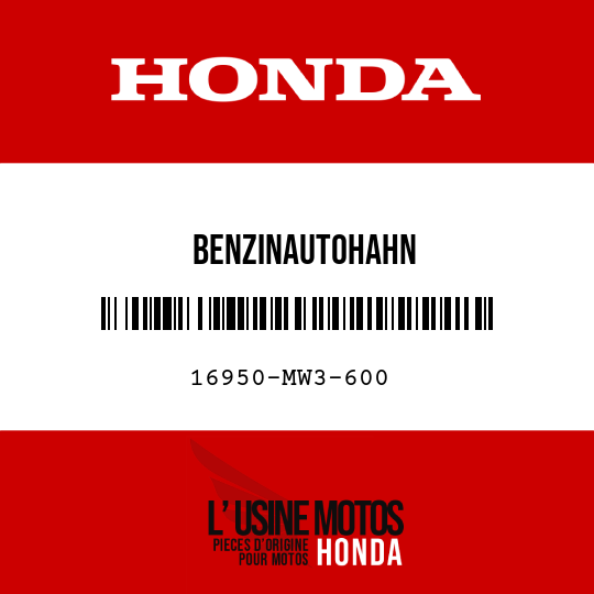 image de 16950-MW3-600 BENZINAUTOHAHN