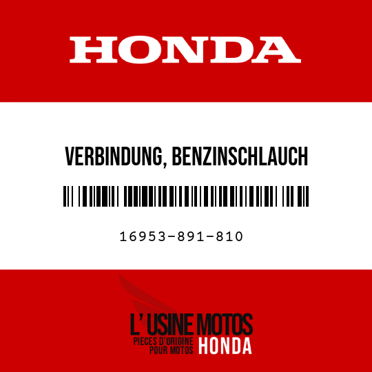 image de 16953-891-810 VERBINDUNG, BENZINSCHLAUCH