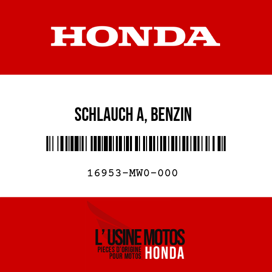 image de 16953-MW0-000 SCHLAUCH A, BENZIN