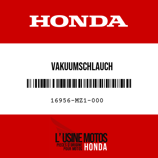 image de 16956-MZ1-000 VAKUUMSCHLAUCH