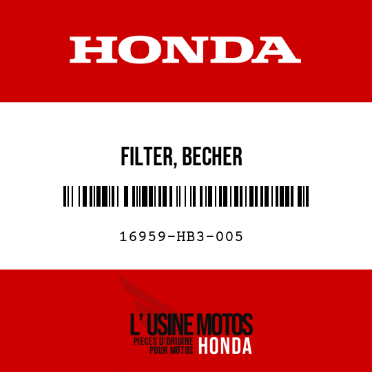 image de 16959-HB3-005 FILTER, BECHER