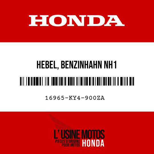 image de 16965-KY4-900ZA HEBEL, BENZINHAHN NH1 