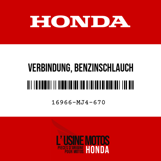 image de 16966-MJ4-670 VERBINDUNG, BENZINSCHLAUCH