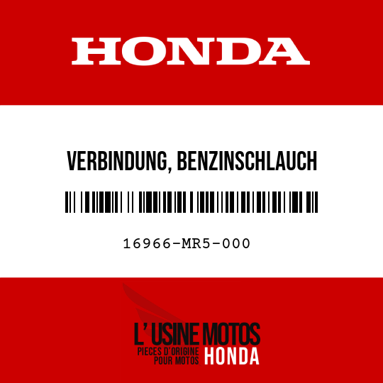 image de 16966-MR5-000 VERBINDUNG, BENZINSCHLAUCH