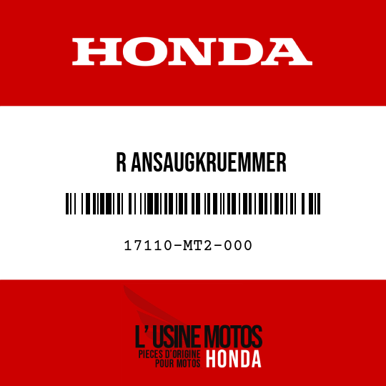 image de 17110-MT2-000 R ANSAUGKRUEMMER