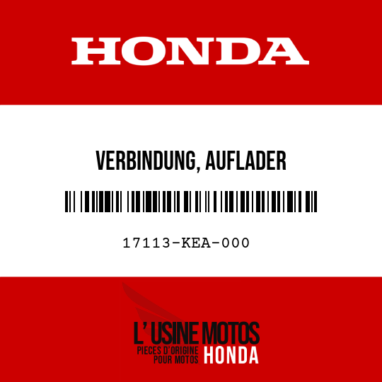 image de 17113-KEA-000 VERBINDUNG, AUFLADER