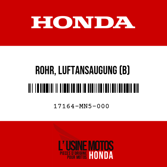image de 17164-MN5-000 ROHR, LUFTANSAUGUNG (B)