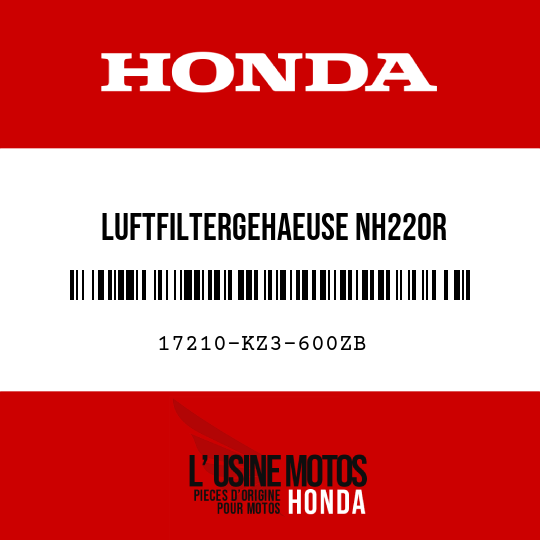 image de 17210-KZ3-600ZB LUFTFILTERGEHAEUSE NH220R 