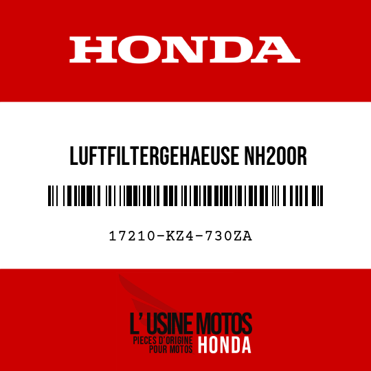 image de 17210-KZ4-730ZA LUFTFILTERGEHAEUSE NH200R 