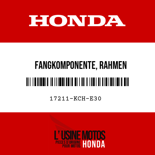 image de 17211-KCH-E30 FANGKOMPONENTE, RAHMEN