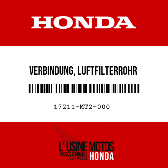 image de 17211-MT2-000 VERBINDUNG, LUFTFILTERROHR