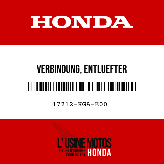 image de 17212-KGA-E00 VERBINDUNG, ENTLUEFTER