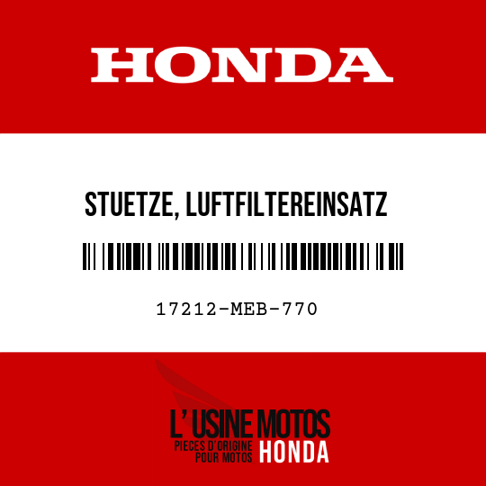 image de 17212-MEB-770 STUETZE, LUFTFILTEREINSATZ