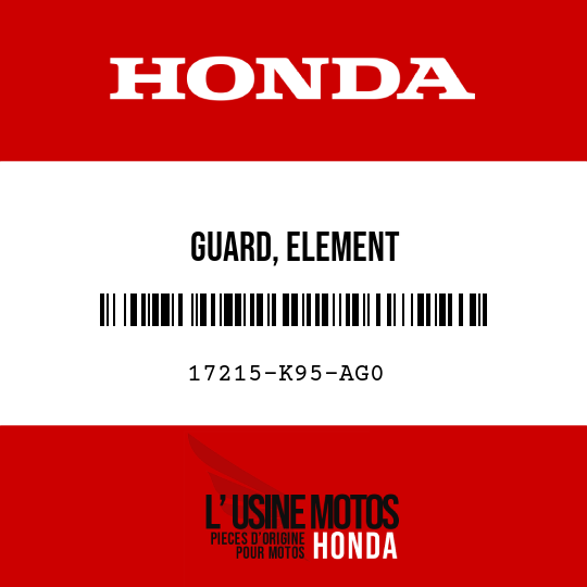 image de 17215-K95-AG0 GUARD, ELEMENT