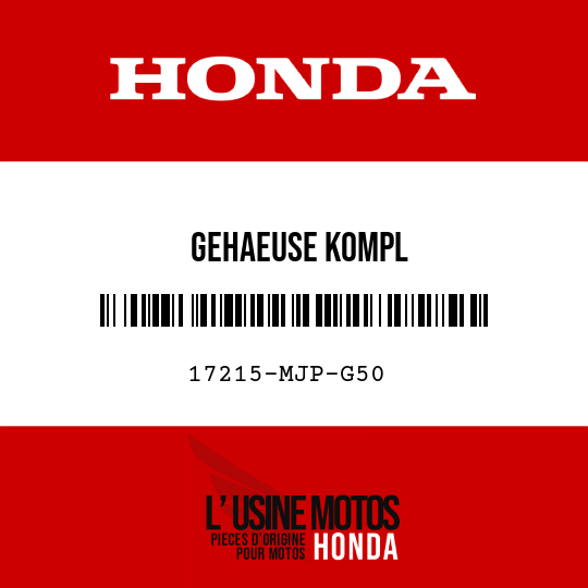 image de 17215-MJP-G50 GEHAEUSE KOMPL