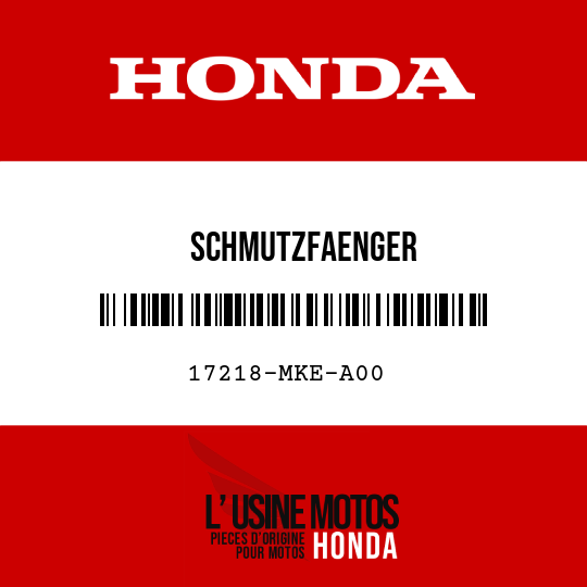 image de 17218-MKE-A00 SCHMUTZFAENGER