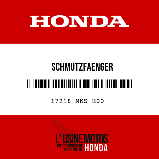 image de 17218-MKS-E00 SCHMUTZFAENGER