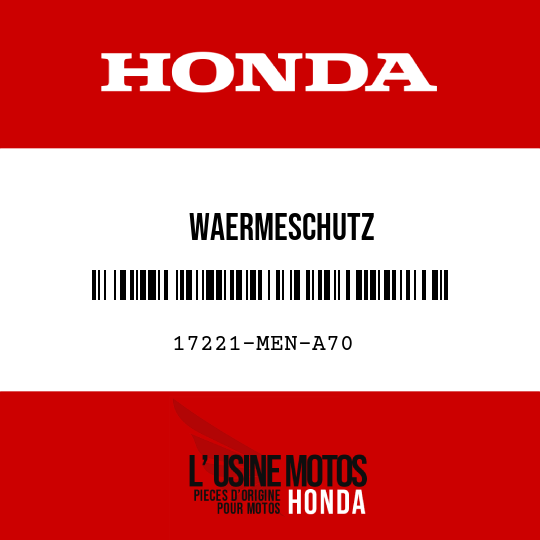 image de 17221-MEN-A70 WAERMESCHUTZ