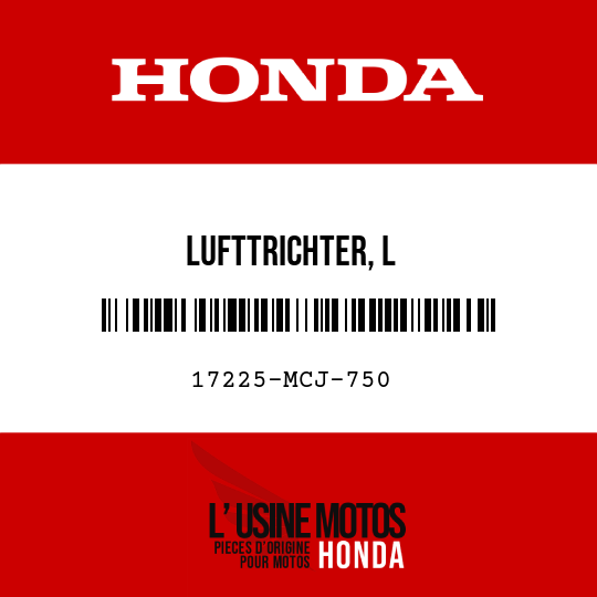 image de 17225-MCJ-750 LUFTTRICHTER, L