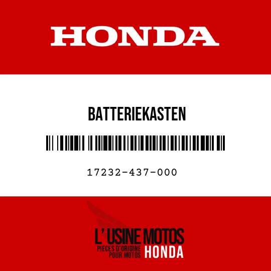 image de 17232-437-000 BATTERIEKASTEN