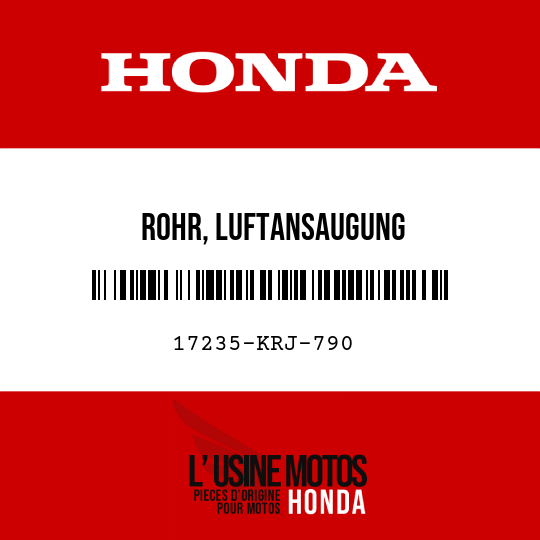 image de 17235-KRJ-790 ROHR, LUFTANSAUGUNG