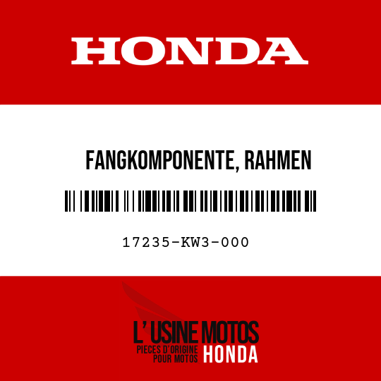 image de 17235-KW3-000 FANGKOMPONENTE, RAHMEN
