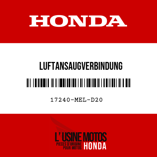 image de 17240-MEL-D20 LUFTANSAUGVERBINDUNG
