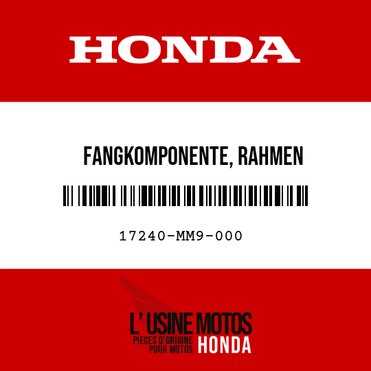image de 17240-MM9-000 FANGKOMPONENTE, RAHMEN