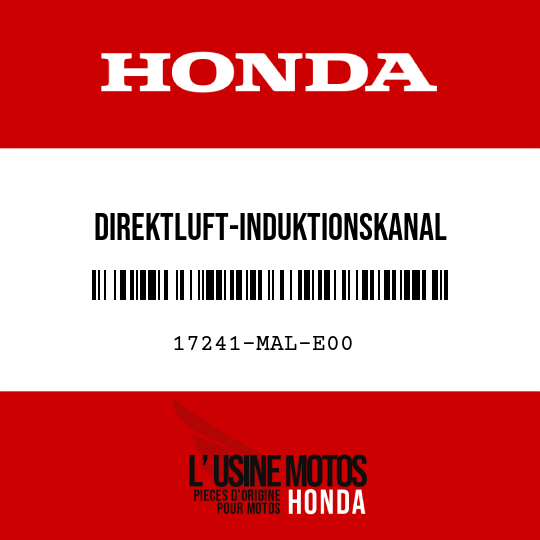 image de 17241-MAL-E00 DIREKTLUFT-INDUKTIONSKANAL