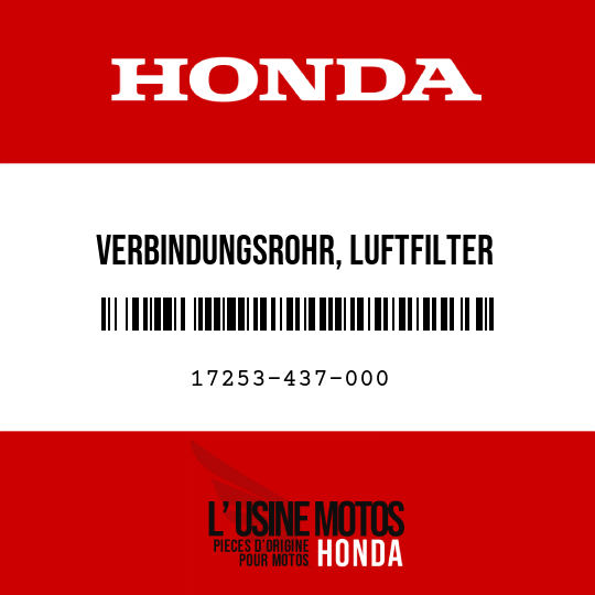 image de 17253-437-000 VERBINDUNGSROHR, LUFTFILTER