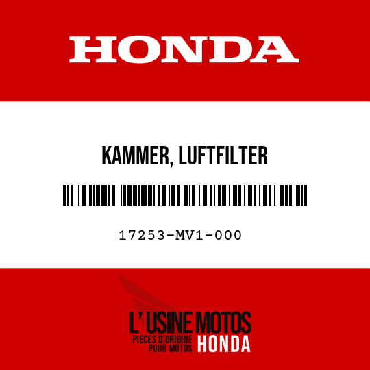 image de 17253-MV1-000 KAMMER, LUFTFILTER
