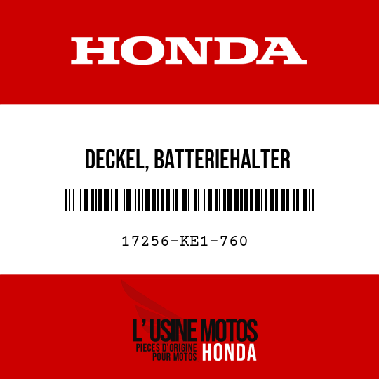 image de 17256-KE1-760 DECKEL, BATTERIEHALTER