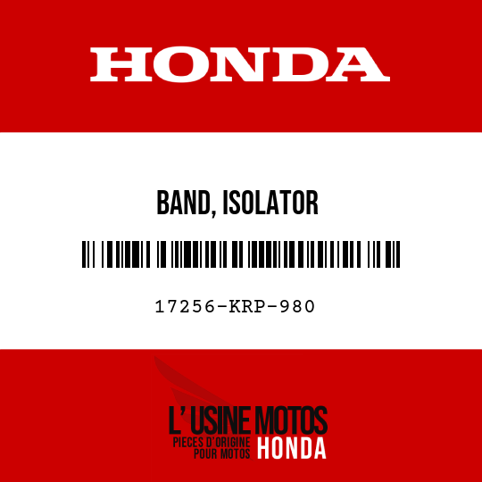image de 17256-KRP-980 BAND, ISOLATOR