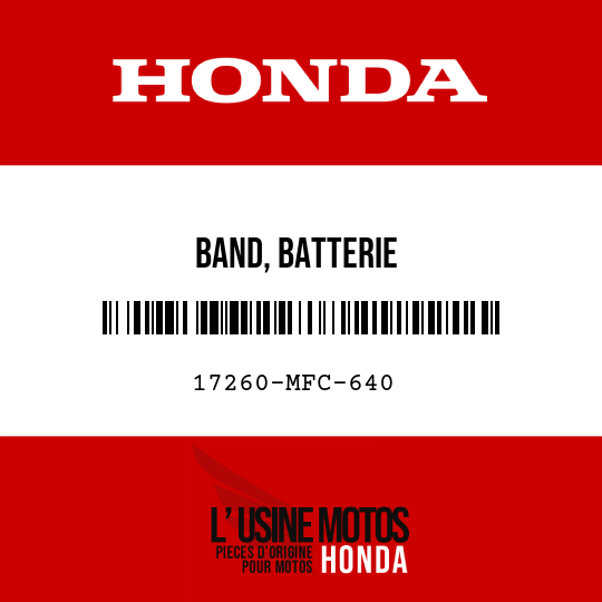image de 17260-MFC-640 BAND, BATTERIE