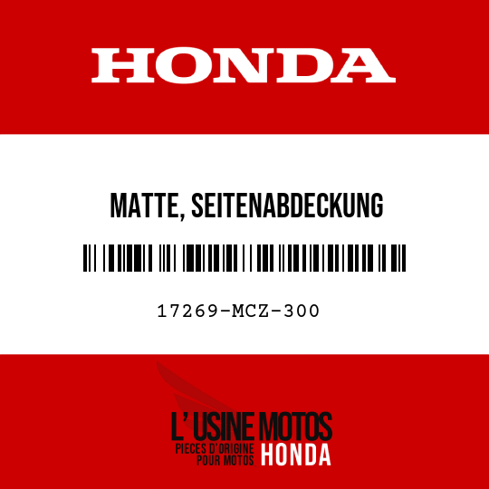 image de 17269-MCZ-300 MATTE, SEITENABDECKUNG