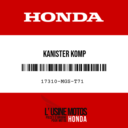 image de 17310-MGS-T71 KANISTER KOMP