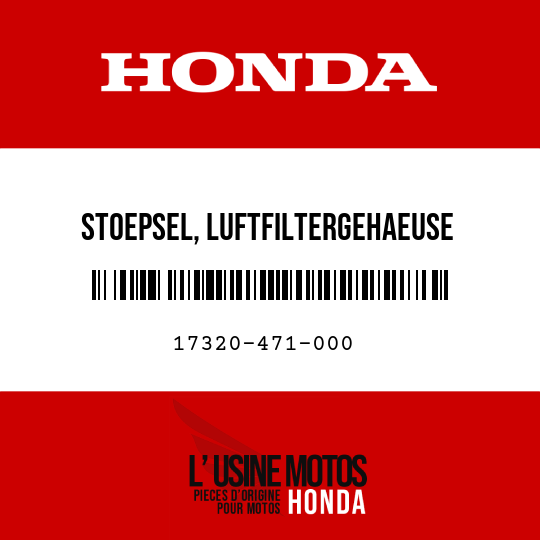 image de 17320-471-000 STOEPSEL, LUFTFILTERGEHAEUSE