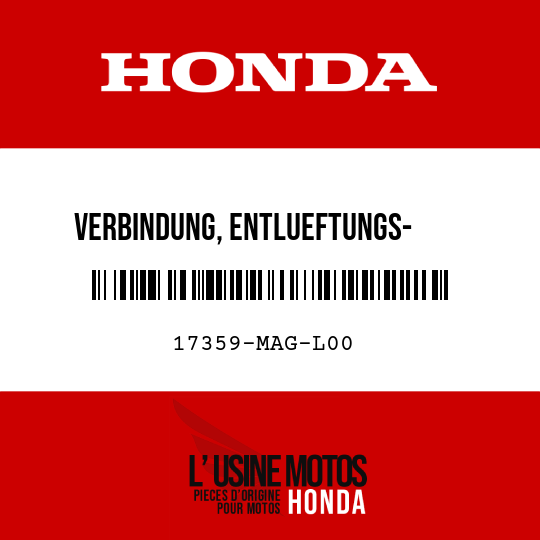 image de 17359-MAG-L00 VERBINDUNG, ENTLUEFTUNGS-     SCHLAUCH