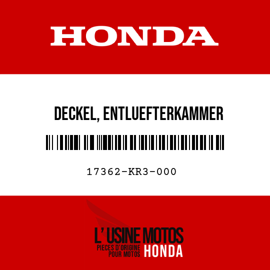 image de 17362-KR3-000 DECKEL, ENTLUEFTERKAMMER