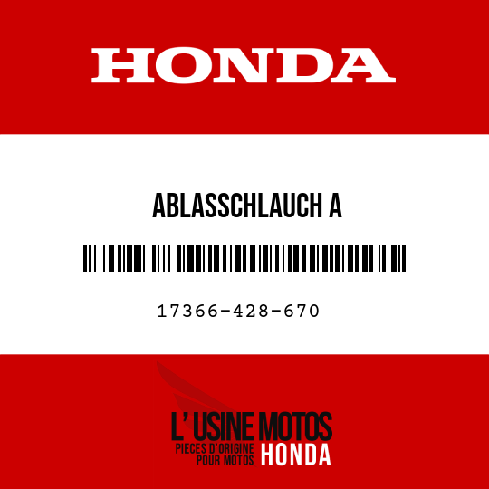 image de 17366-428-670 ABLASSCHLAUCH A