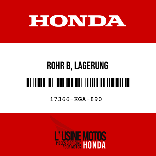 image de 17366-KGA-890 ROHR B, LAGERUNG