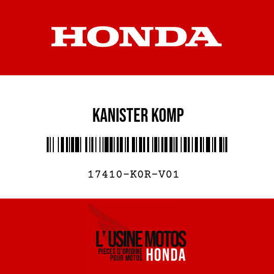 image de 17410-K0R-V01 KANISTER KOMP